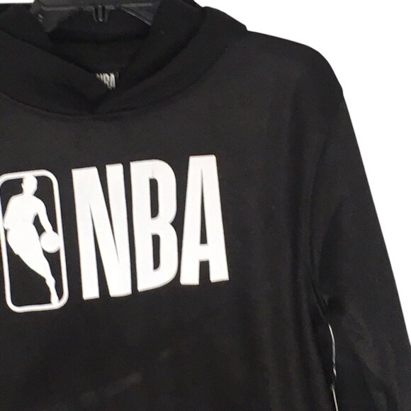 NBA Boy Size XL 18-20 Black Long Sleeve  Hoodie Sweatshirt Athletic Basketball - Picture 3 of 15